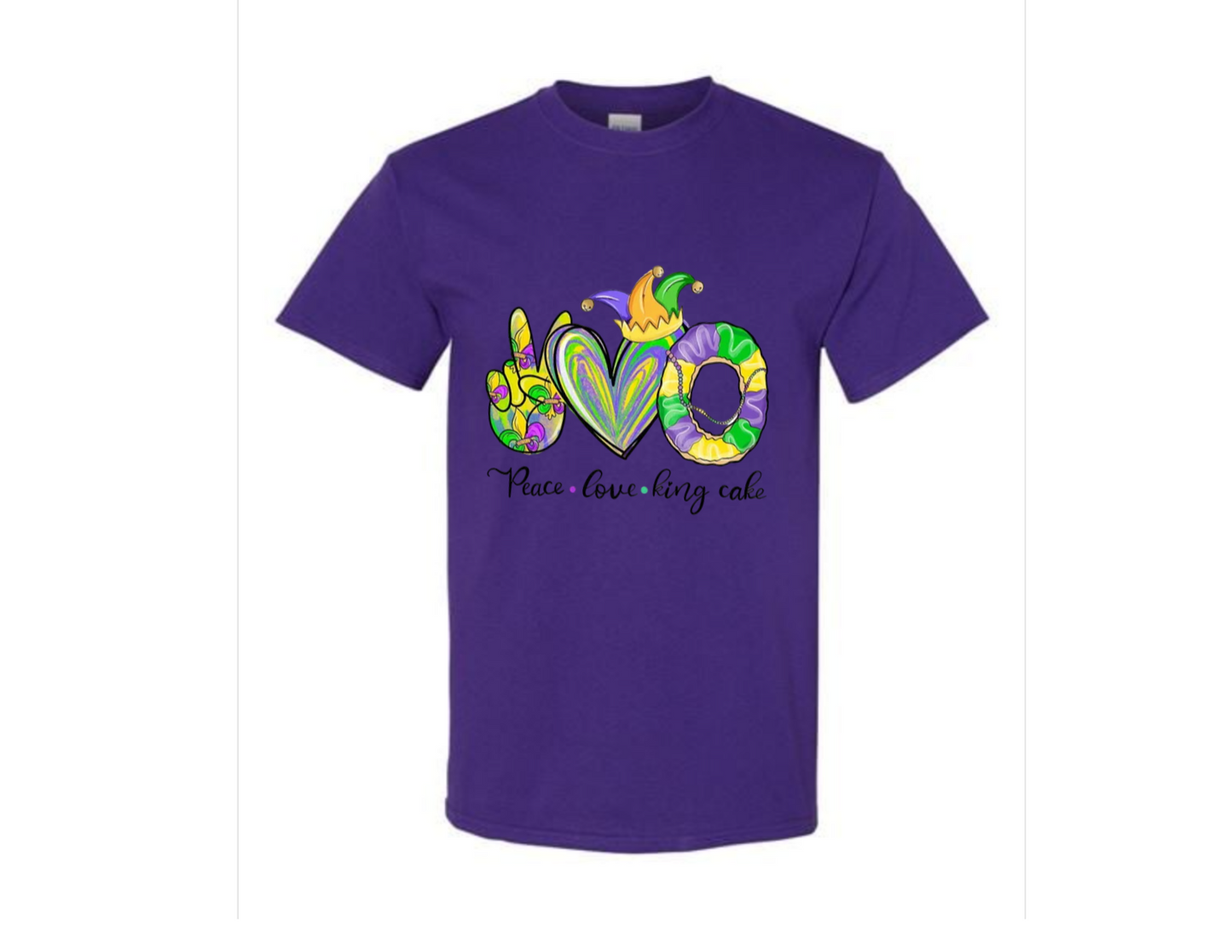 Peace*Love*King Cake Shirt
