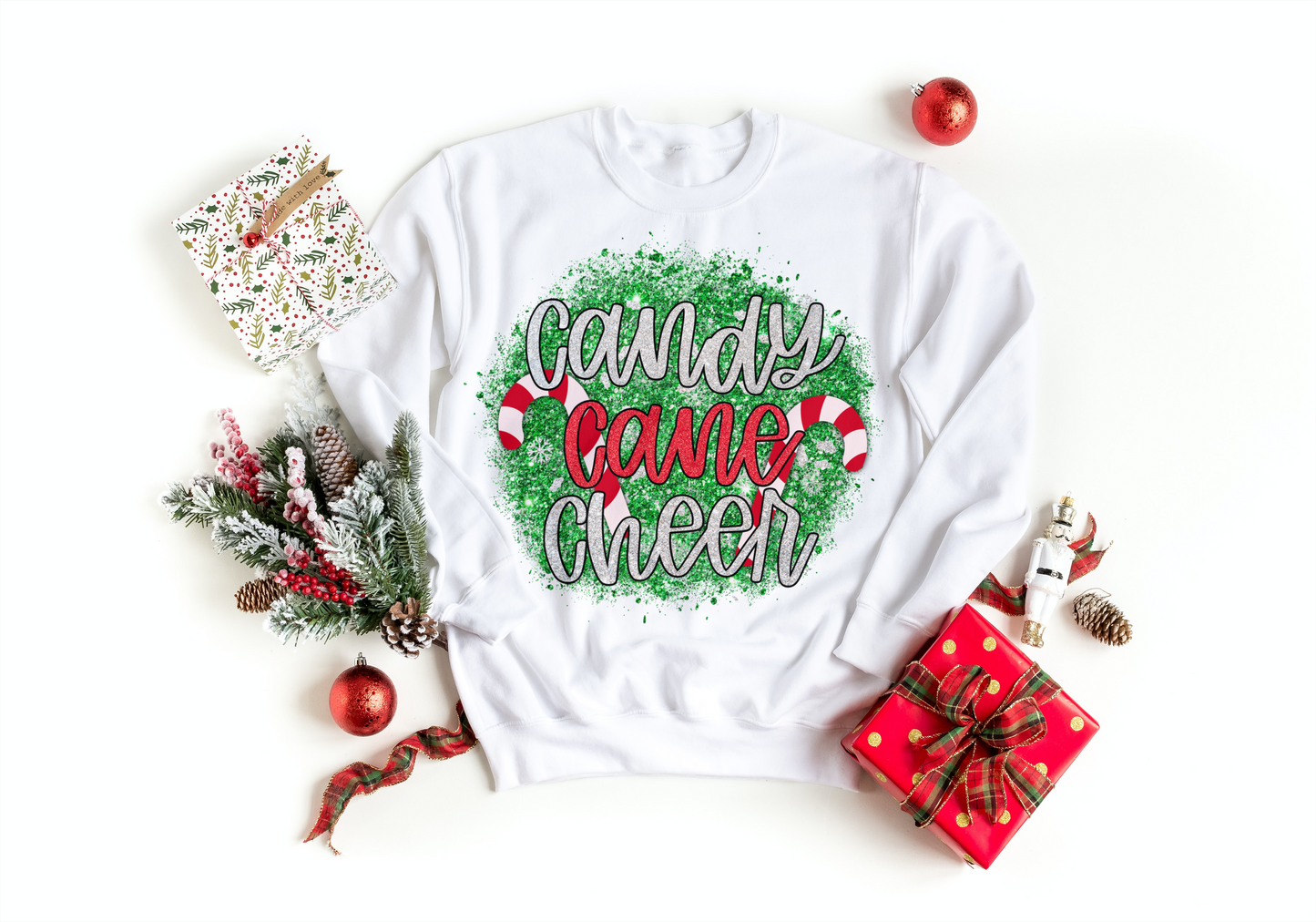 Candy Cane Cheer Sweatshirt